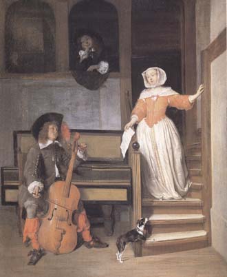 Gabriel Metsu The Cello Player (mk25)